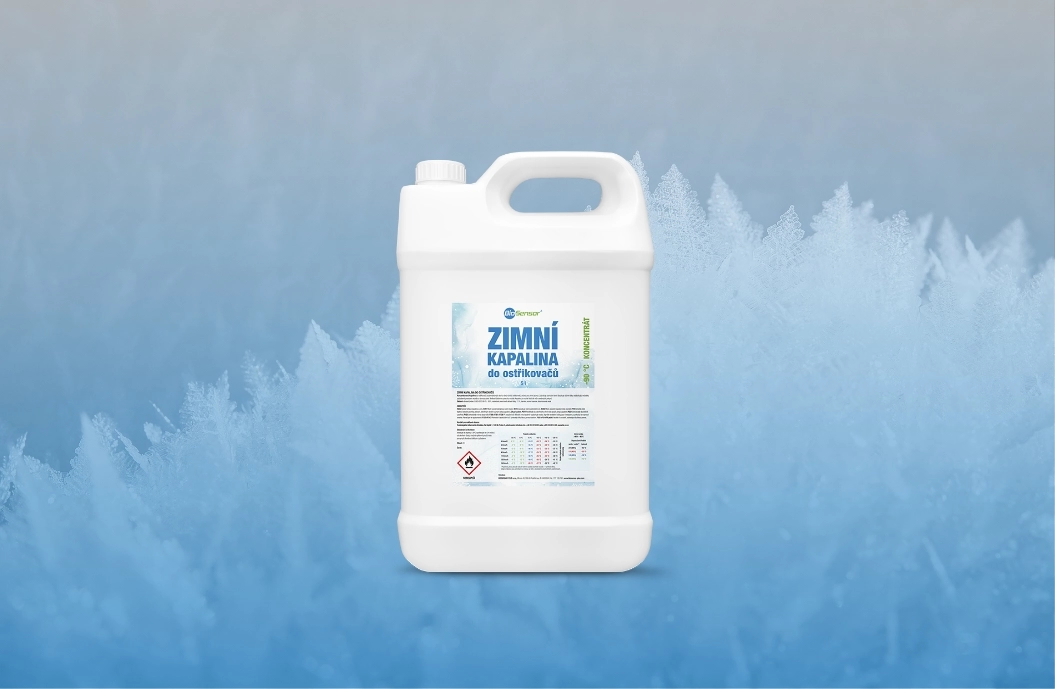 Zimní kapalina banner